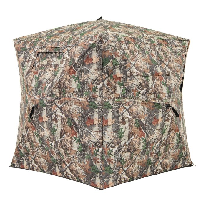 Camping Tent - Pop-up Hunting Blind 360-Degree One Way See Through Ground Blind