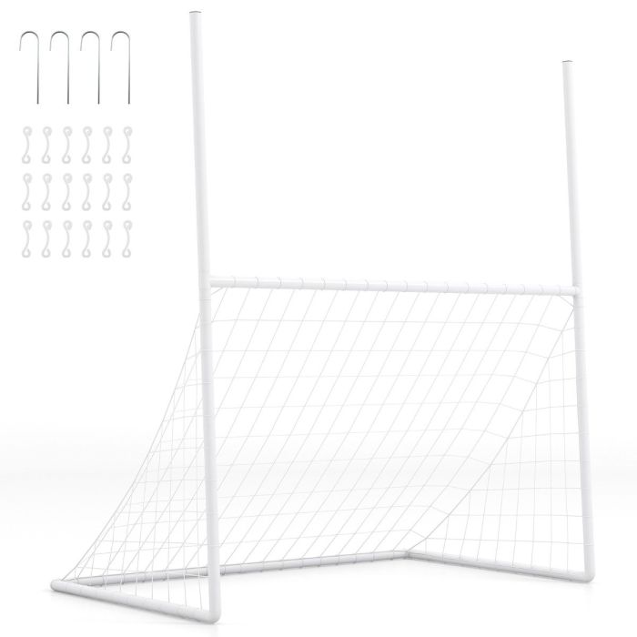 2 in 1 Football Training Equipment with 4 Ground Stakes and 18 Bungee Ropes