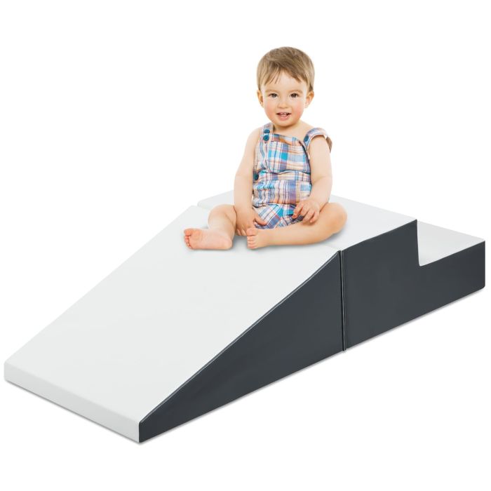Step and Slide Climber for Infants and Toddlers-White