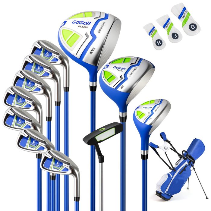 OAKENFORD Men's Complete Golf Clubs and Bag Set Right Handed-Blue