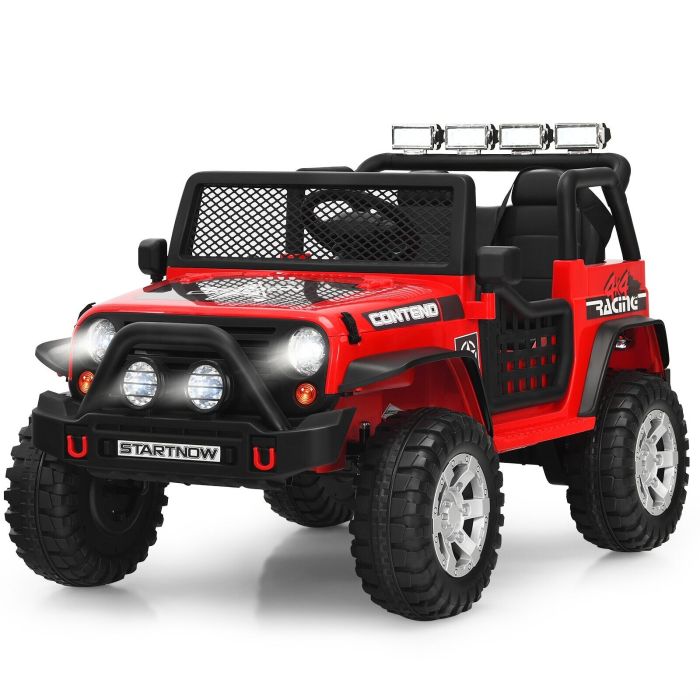 Kids Electric Vehicle - 2Seat Kids Ride on Truck - Red