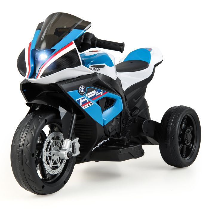 Kids Electric Motorcycle - 12V Kids Motorcycle RideOn Toy - Blue