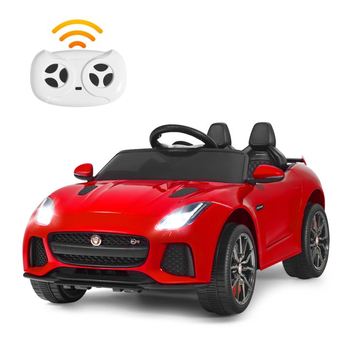 Jaguar F-Type SVR Kids Ride On Car with Remote control - Red