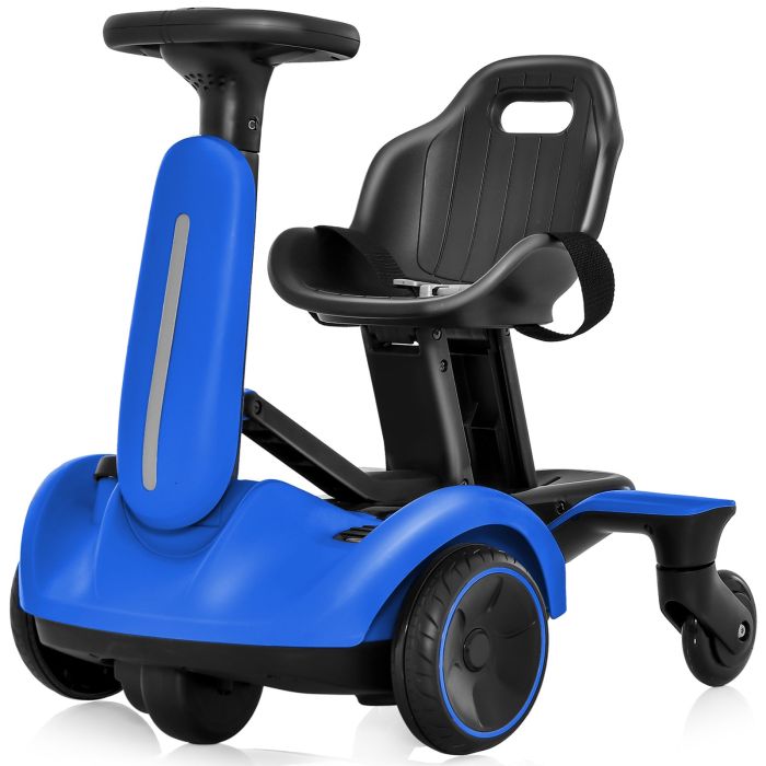 SELCROFT 6V Electric Ride on Drift Car for Kids Aged 3-8 Years Old-Blue