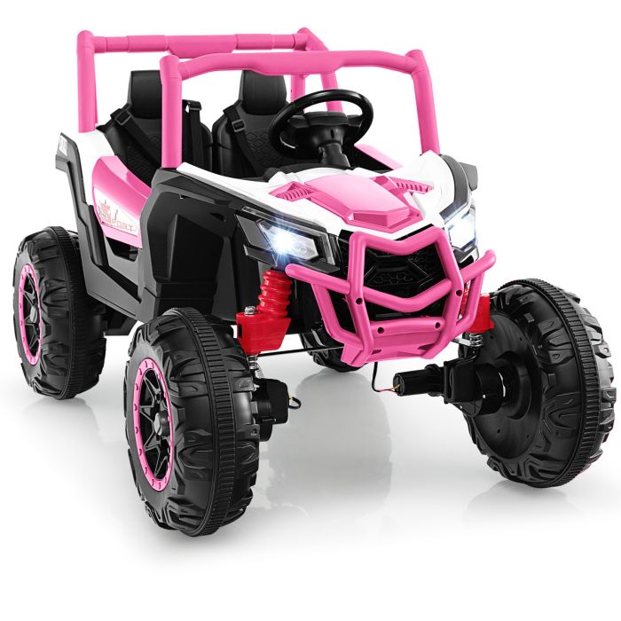 Kids Electric Vehicle - 24V Kids Ride on UTV - Pink