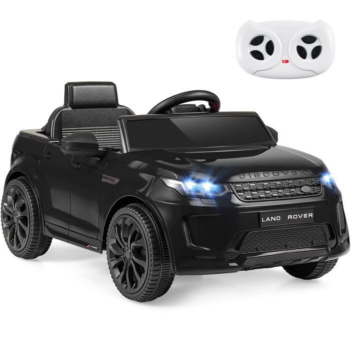 DENZA 12V Ride on Car with Remote Control and Music Licensed Land Rover-Black