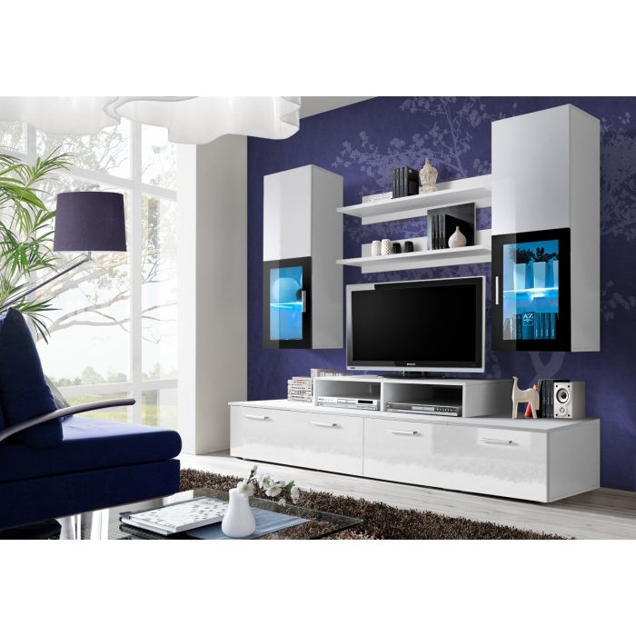 Timo Entertainment Unit - White Gloss
