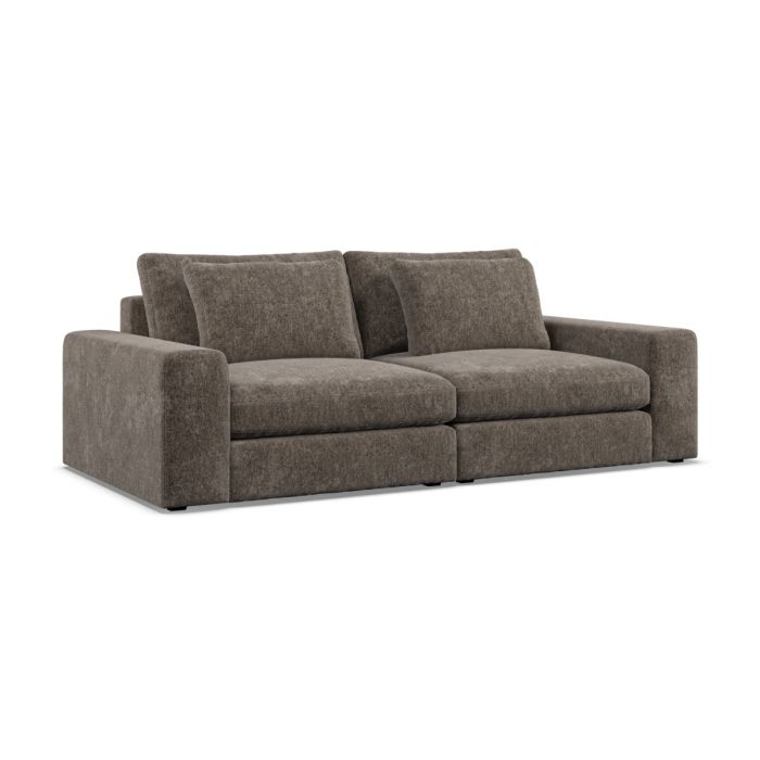 2 Seater Sofa - SOVA Fabric Mocca