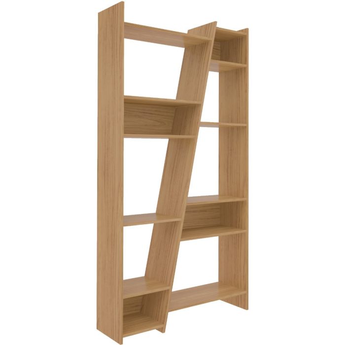 Naples Tall Bookcase - Oak Effect