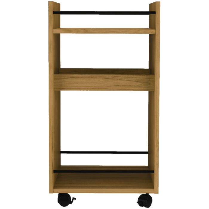 Naples Serving Cart/Side Table - Oak Effect