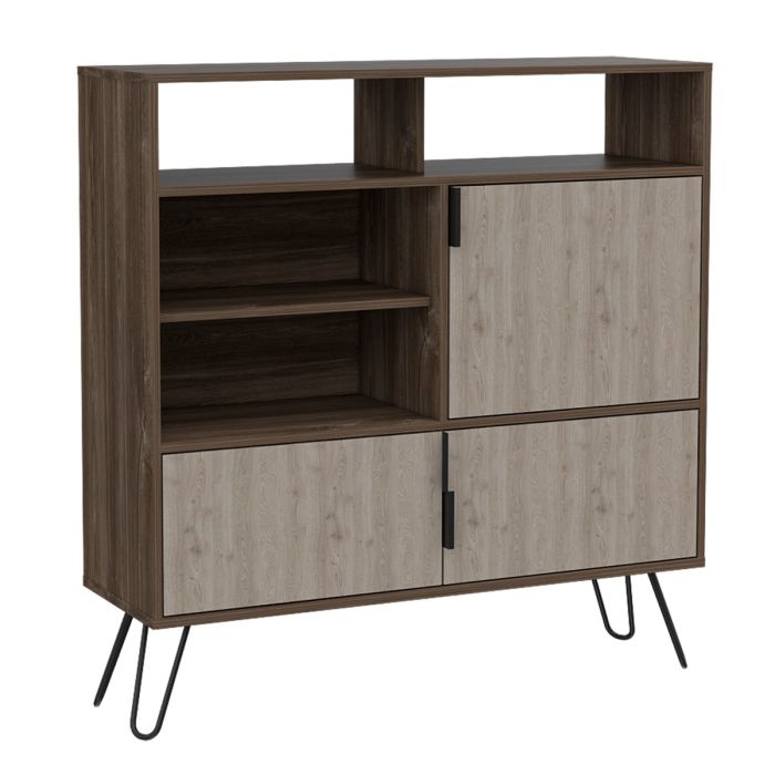 Nevada High Sideboard - Smoked Oak