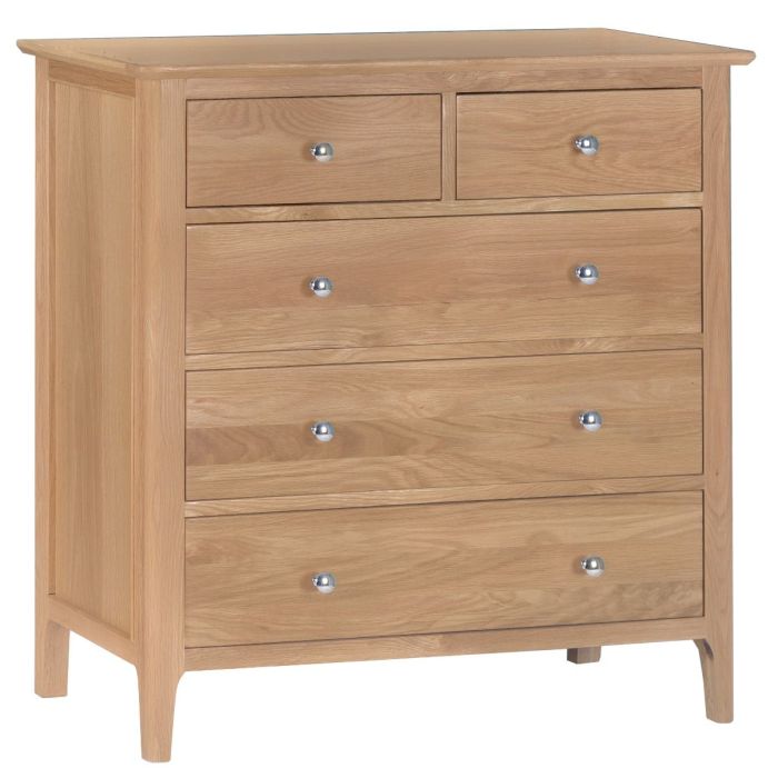 Norwich 2 Over 3 Chest - Oak