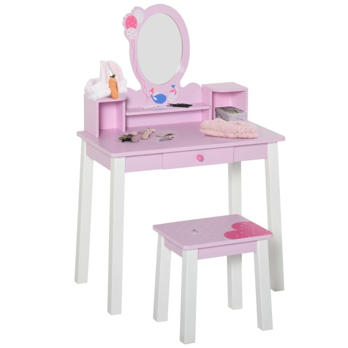 Dressing Table - YAZD Dresser Pink 60cm