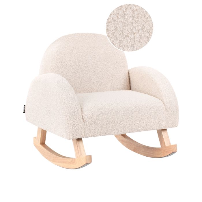 LUDMERE Kids Rocking Chair - Light Beige