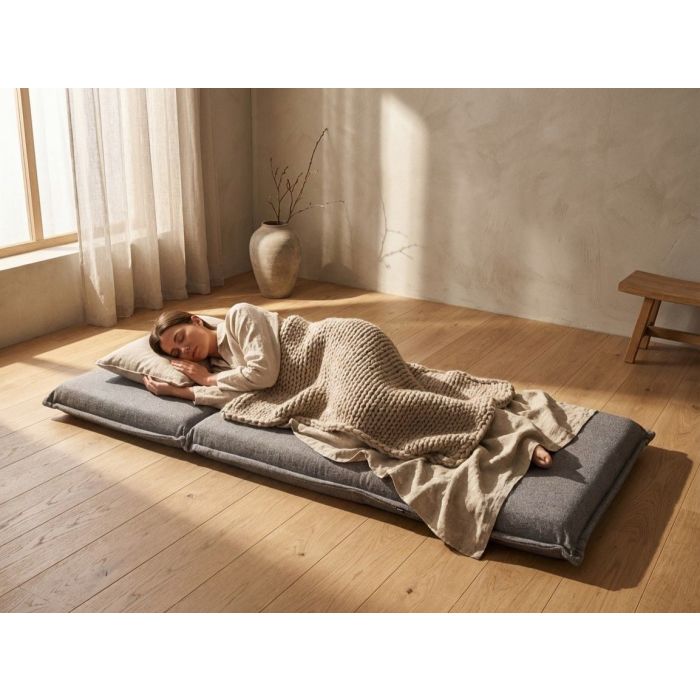 RORVEX Fabric Single Sofabed - Dark Grey