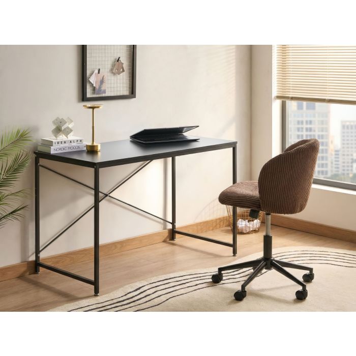 FEYARO Foldable Corner Office Desk - Light Brown