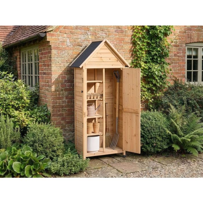 GALERO Garden Tool Shed - Natural