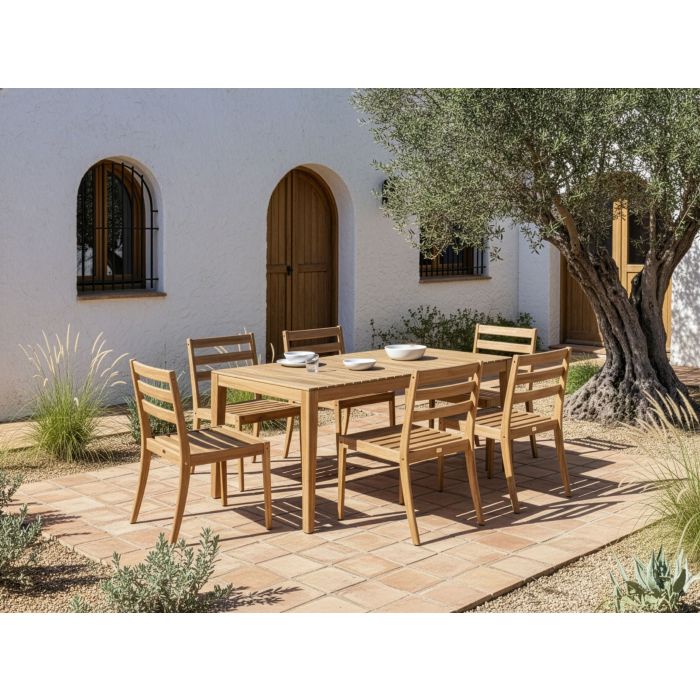 DANUFA Fabric Dining Chairs Set of 2 - Light Beige