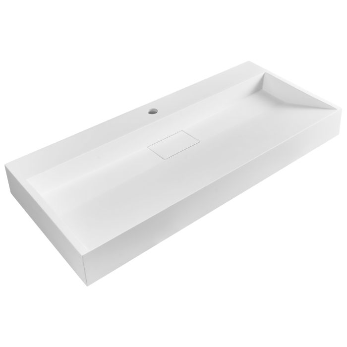 EUQNKO Wall Hung Basin 1000 x 460 mm White