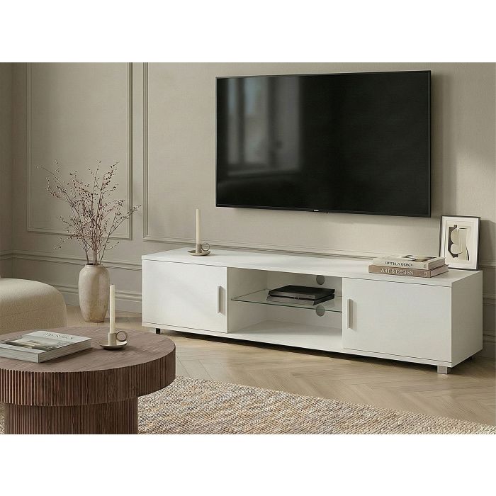 LINTONBURY TV Stand - White, 140cm