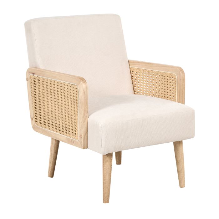 WALLINGDEN Fabric Armchair Light - Beige