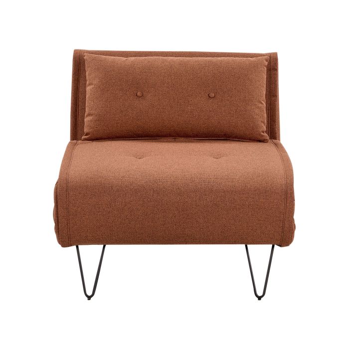 Single Sofabed - VESINA Fabric Orange