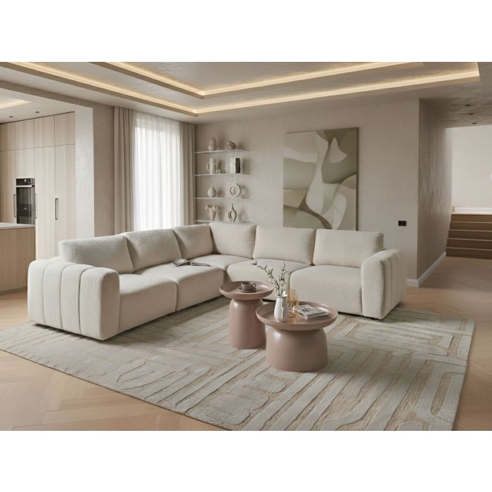 RAMAXO Round Side Table - Black