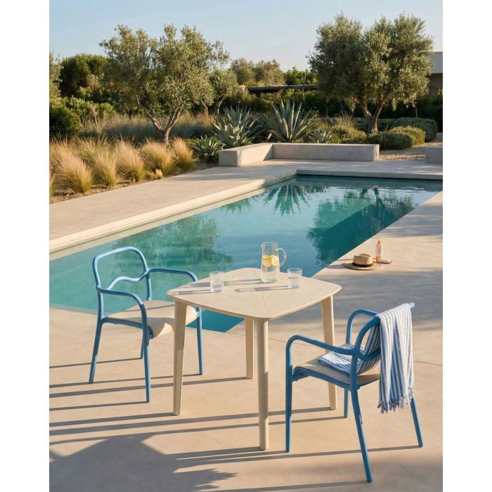 GAFARO Garden Chairs Set of 2 - Blue