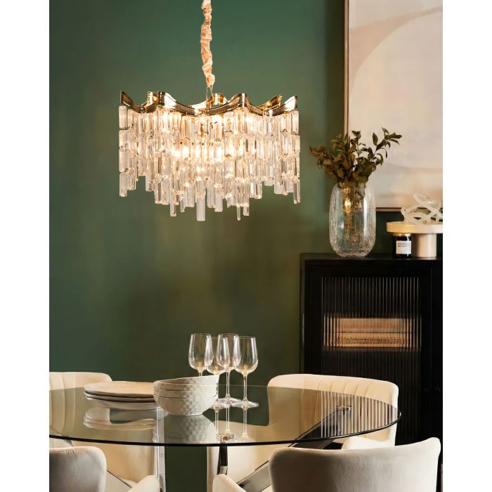 CANTREX Chandelier - Crystal Gold