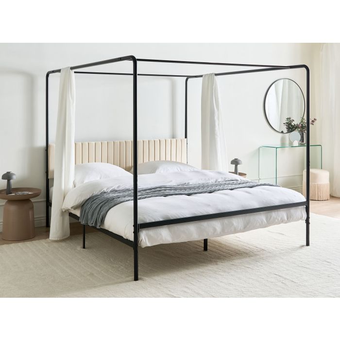 FEZEXI EU Super Kingsize Metal Bedframe - Black