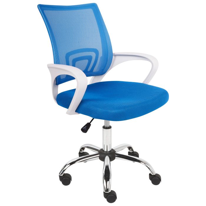 Swivel Office Chair Blue SOLID
