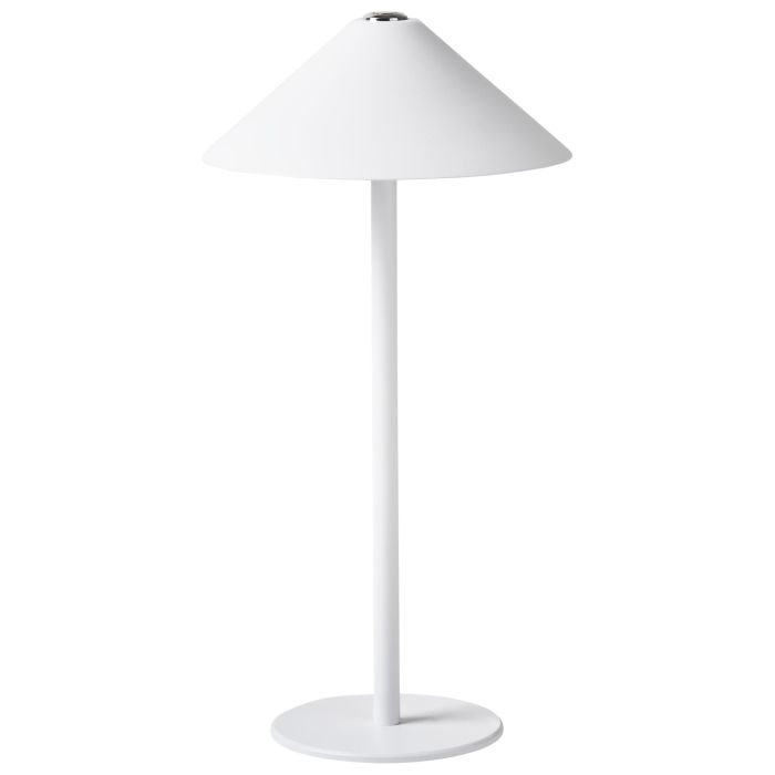 Wireless LED Table Lamp FRANCOLI With Dimmer Metal White