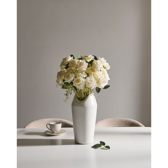 BILARO Fabric Bar Stool Set of 2 - Brown