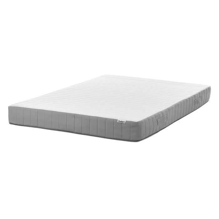 POUFFY Memory Foam Pocket Spring Mattress Medium 140 x 200cm EU Double - White with Grey