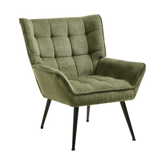 WATERCOMBE Fabric Armchair - Green