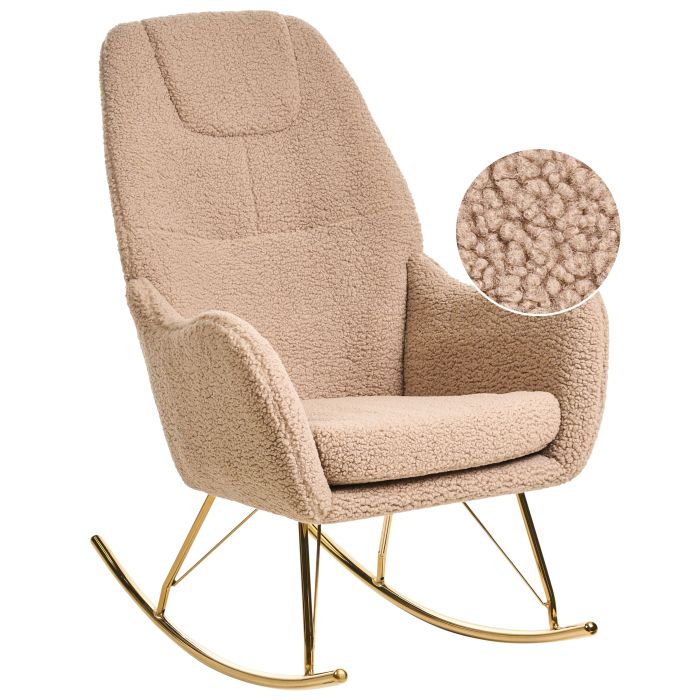 GRESHDON Boucle Rocking Chair - Beige