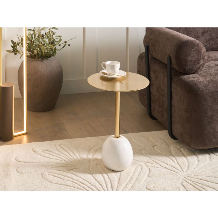 RATAXI Round Side Table - Gold