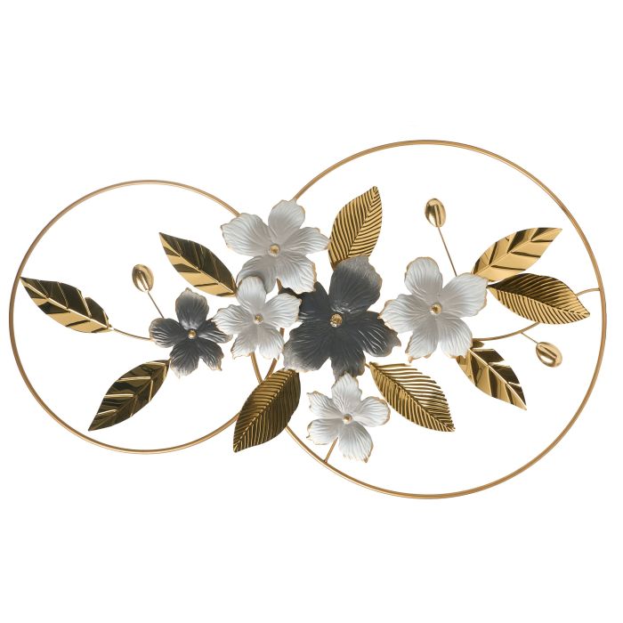 BRIDWELL Wall Decor Leaf Metal - Gold