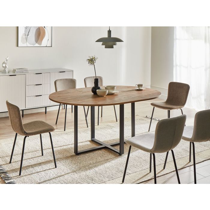 DELERO Dining Table - Dark Oak