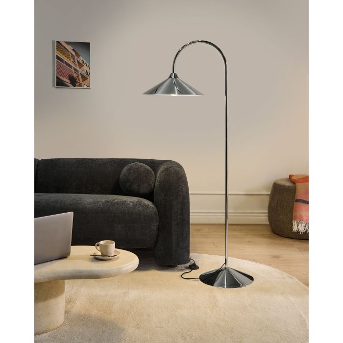 FEQEXI Metal Floor Lamp - Silver