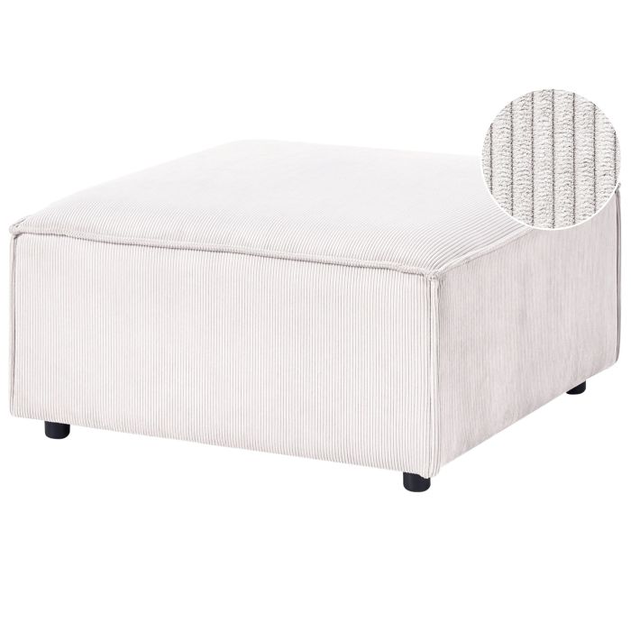 TROMSO Fabric Ottoman Seat - Off White