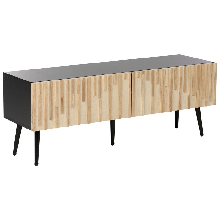 TV Stand DALCROSS Brown/ Black