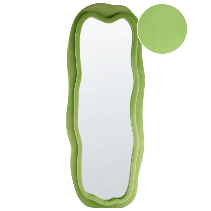 BERCOMBE Wall Mirror Velvet - Green