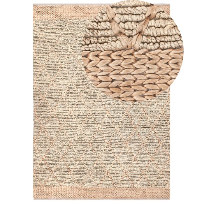 GRADDEN Rug Jute 160 cm - Beige