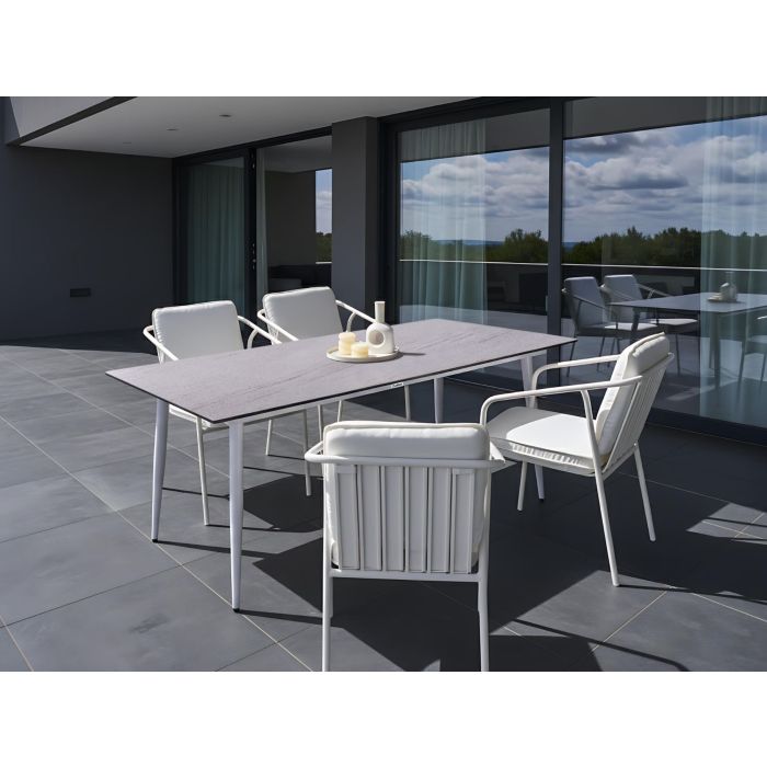 DAZEXI Velvet Dining Chairs Set of 2 - Light Beige