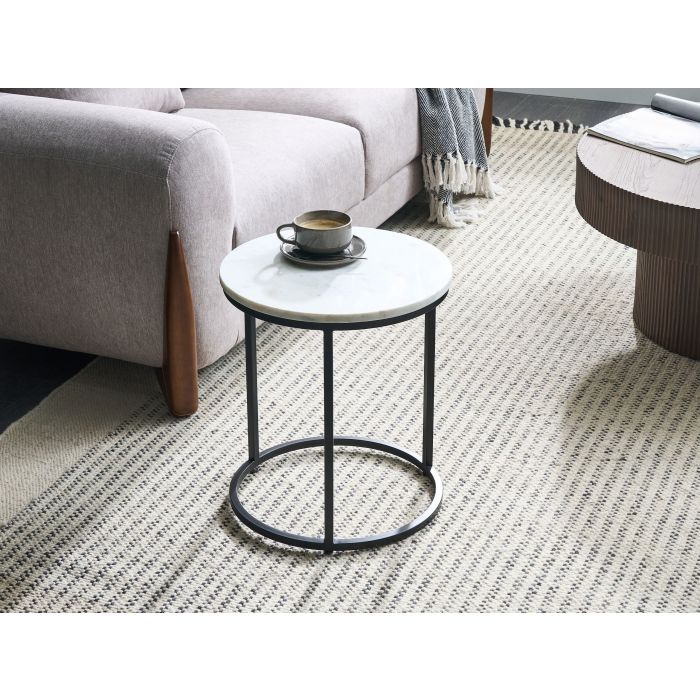 RAZEXI Side Table - White