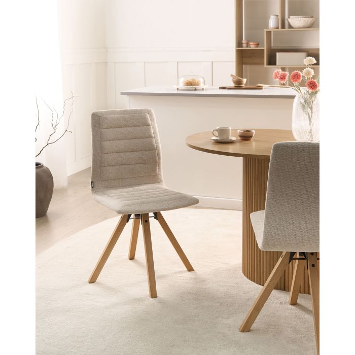 CLAYDEN Office Storage Unit with Locker - Light Beige