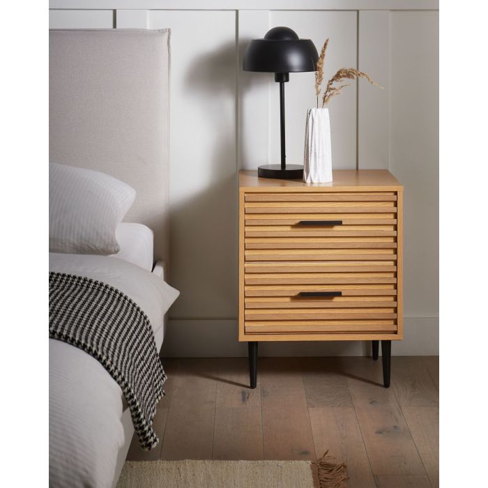 BOJAXO Fabric Ottoman Storage Pouffe - Light Grey