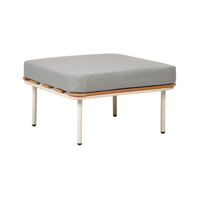 Garden Ottoman SENISE Metal Grey