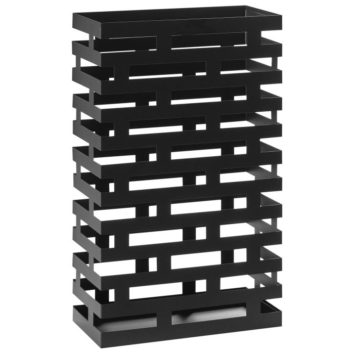 BROWDON Umbrella Stand Metal - Black